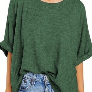 Casual Green Women's Top